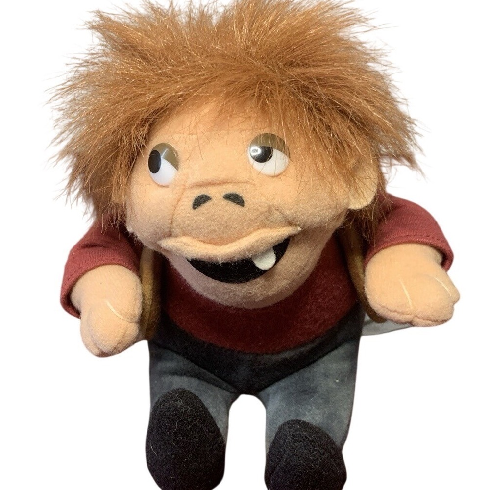 Vintage 1999 Labyrinth Hoggle Plush Toy Stuffins Inc Jim Henson Universal Studio